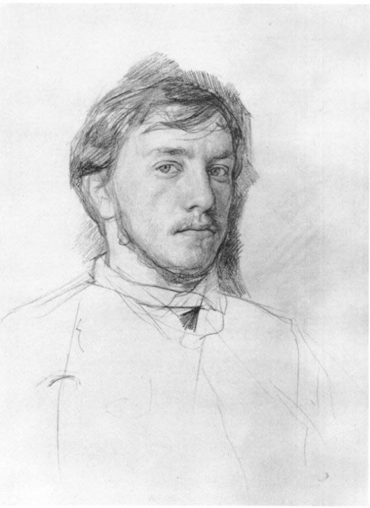 В. А. Серов, автопортрет
