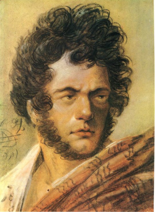 А. О. Орловский, автопортрет