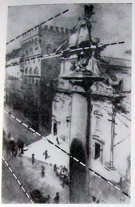 В. А. Серов. Вид улицы