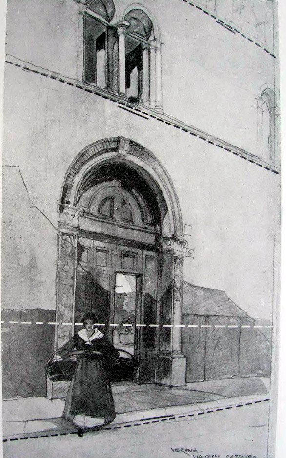 Г. Косяков. Верона. Улица Карло Каттанео