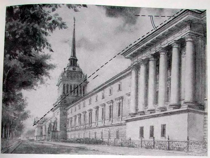 Рисунок автора. Адмиралтейство