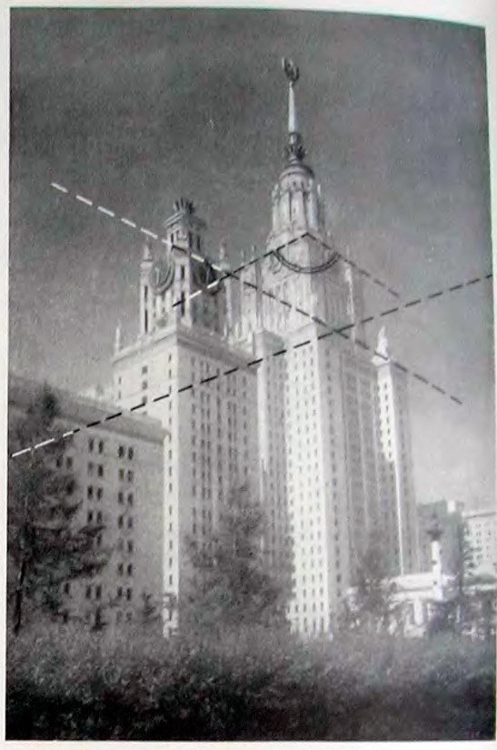 Высотное здание Московского университета. Фотография