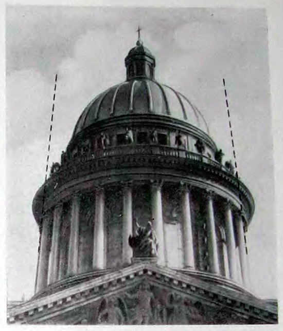 Завершение Исаакиевского собора. Фотография