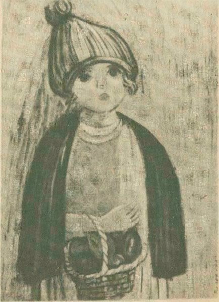 С. Выспяньский. Девочка с корзиной