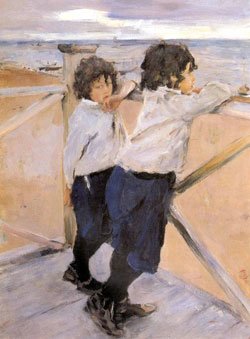 В. А. Серов. Дети. Масло.